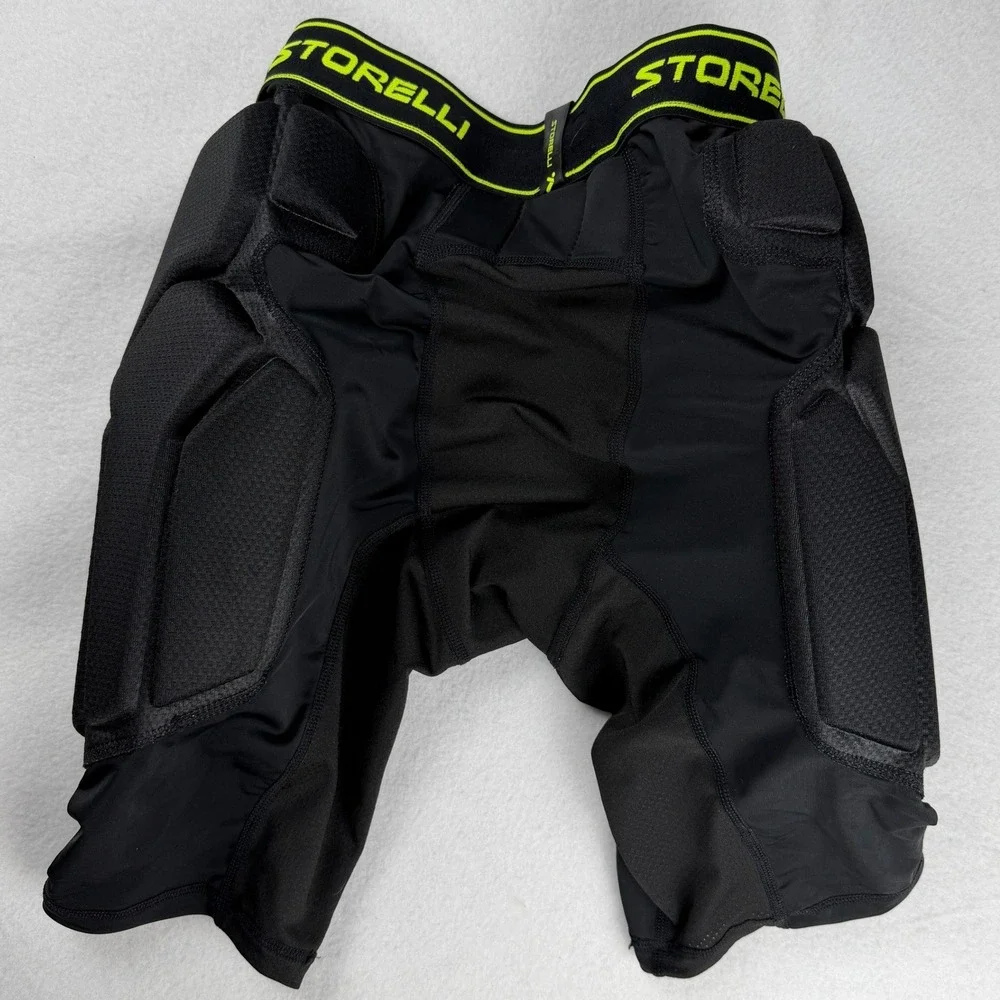 Storelli Men's Bodyshield Goalkeeper Slider Shorts Black Medium